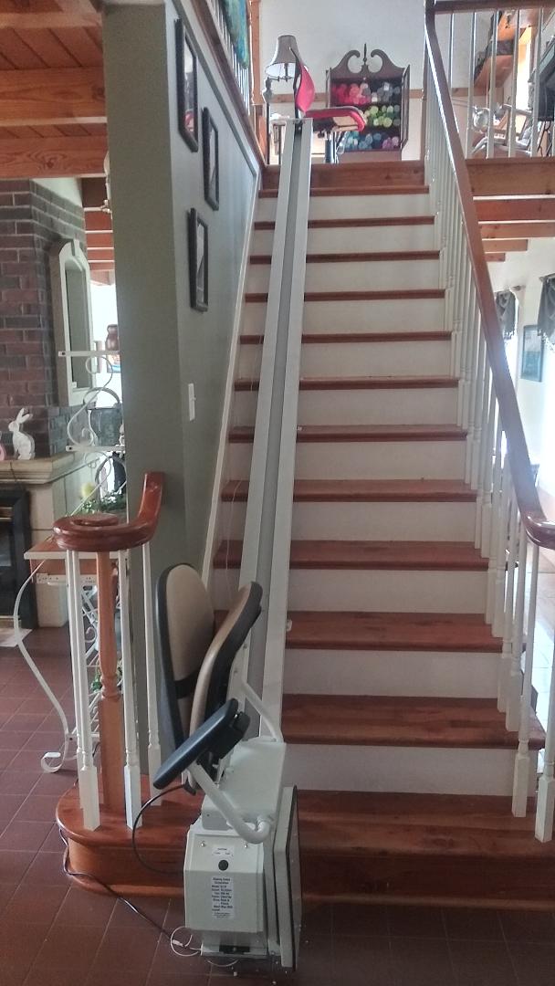 Folded for Stair Climbing